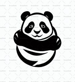 Umarmung eines Pandababys